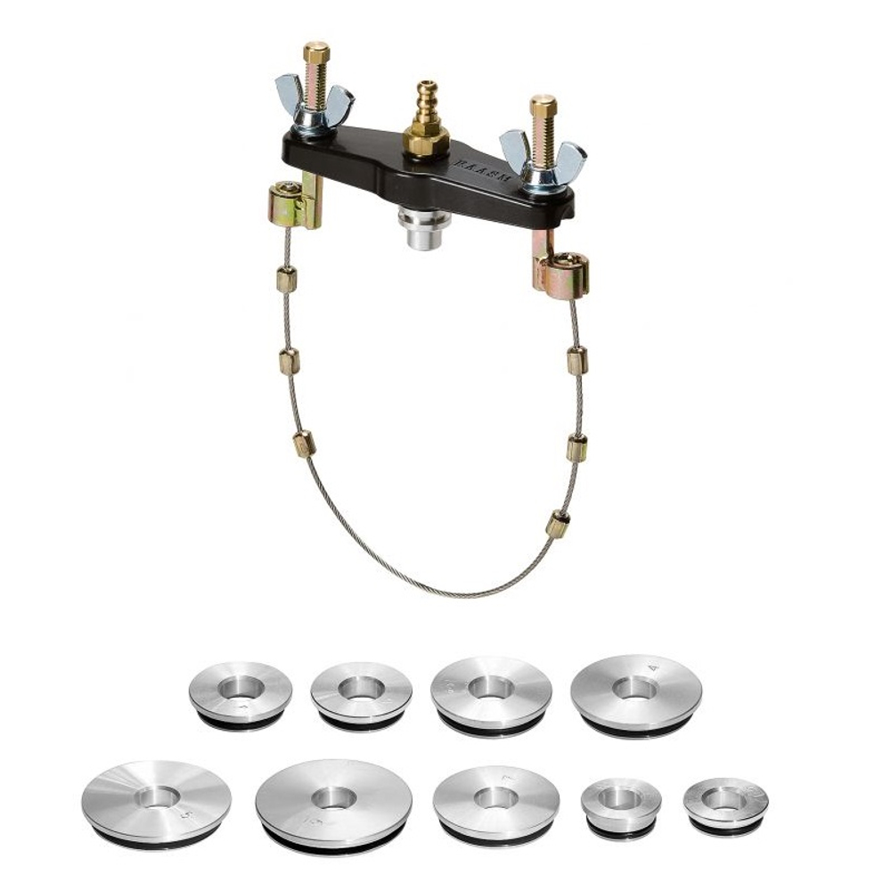 Универсальная регулируемая скоба с комплектом пробок (1,2,3,4,5,6,7,8,9) 9шт., ECODORA (Италия)