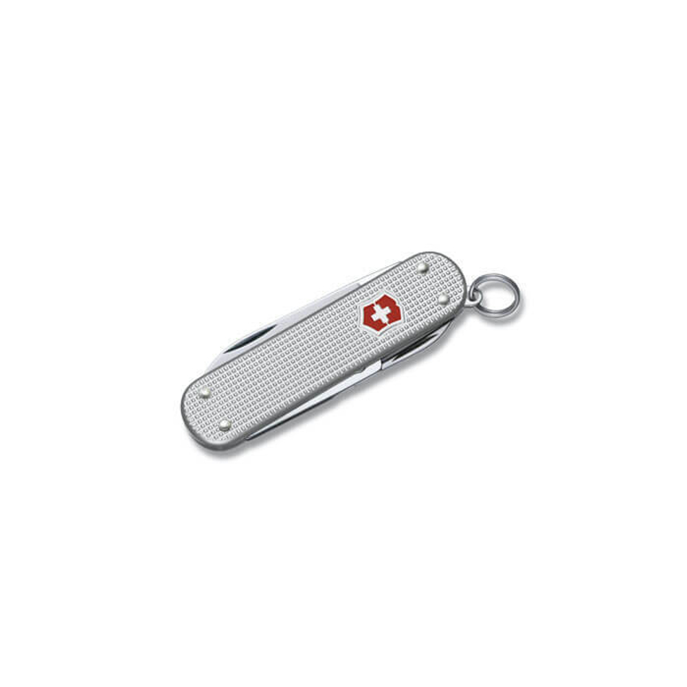 Нож-брелок Victorinox Classic Alox, 58 мм, 5 функций, серебристый