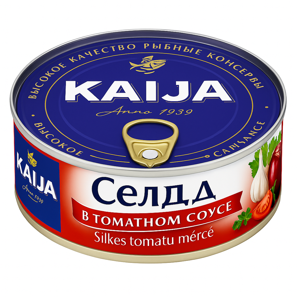 Сельдь в томатном соусе KAIJA  240 гр