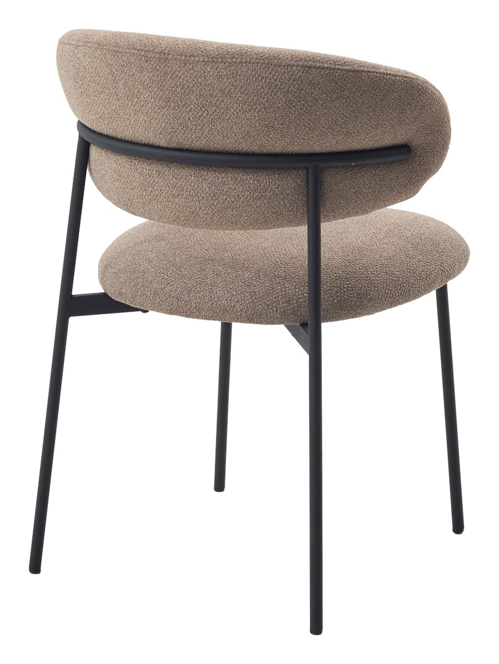 Стул М-City DISAUR Тренд (Trend) Ns05 Капучино, букле, Черный каркас