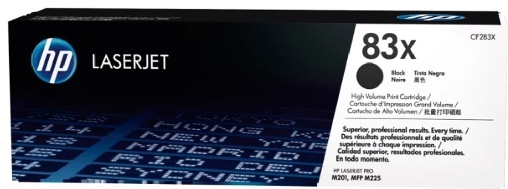 Картриджи HP CF283X черный