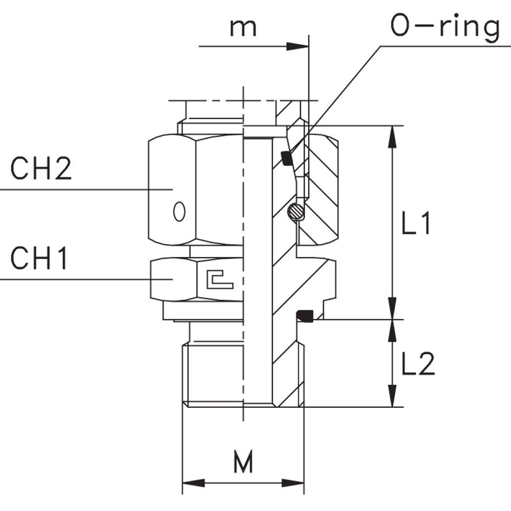 Штуцер FNE DL06 М10х1