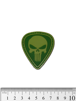 Шеврон Punisher Diamond PVC. Олива