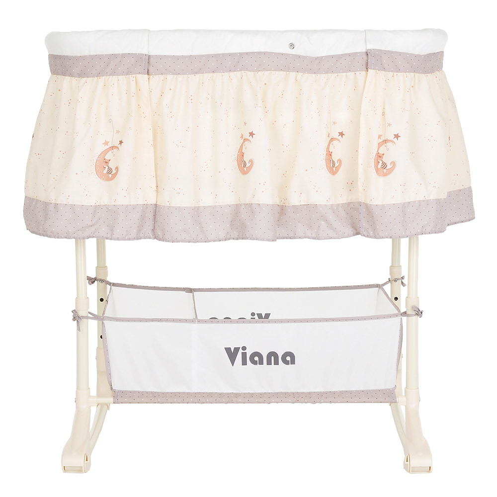 PITUSO Колыбель 3 в 1 Viana на колёсах Vanilla/ваниль