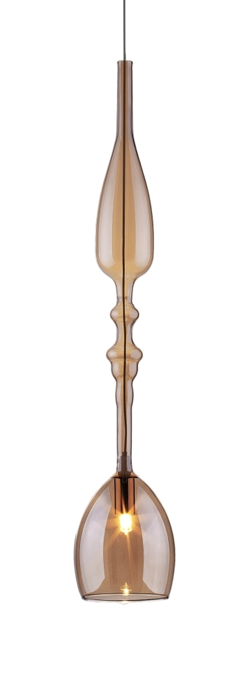 Подвесной светильник Crystal Lux LUX NEW SP1 C AMBER