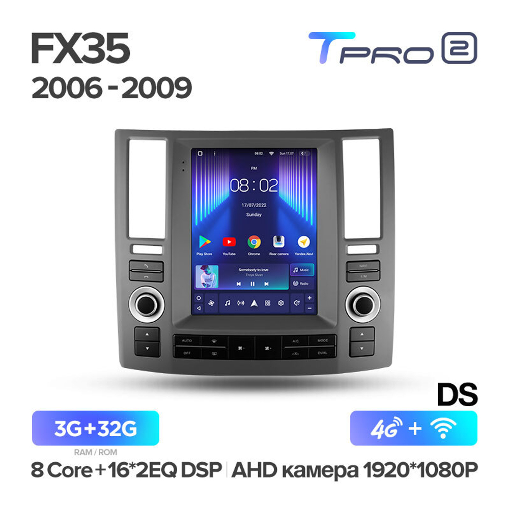 Teyes TPRO 2 9,7"для Infiniti FX35 2006-2009