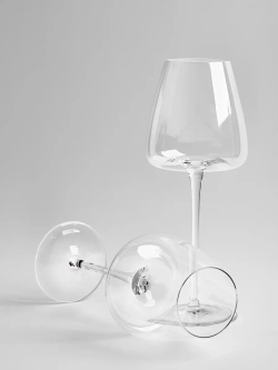 Набор бокалов для вина на длинной ножке 2 шт 430 мл