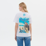 Футболка BEACH GIRL, белый