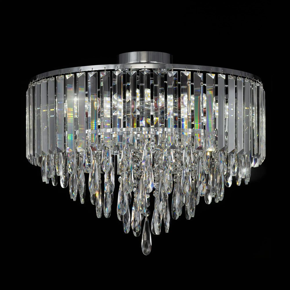 Citilux LEONNA CL320181 Люстра хрустальная Хром