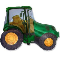Фигура трактор зеленый 37" Fm