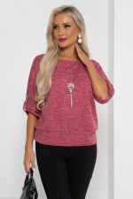 Блуза Сабина (малиновый мусс) Б11-459/8 Nikol (Акция)
