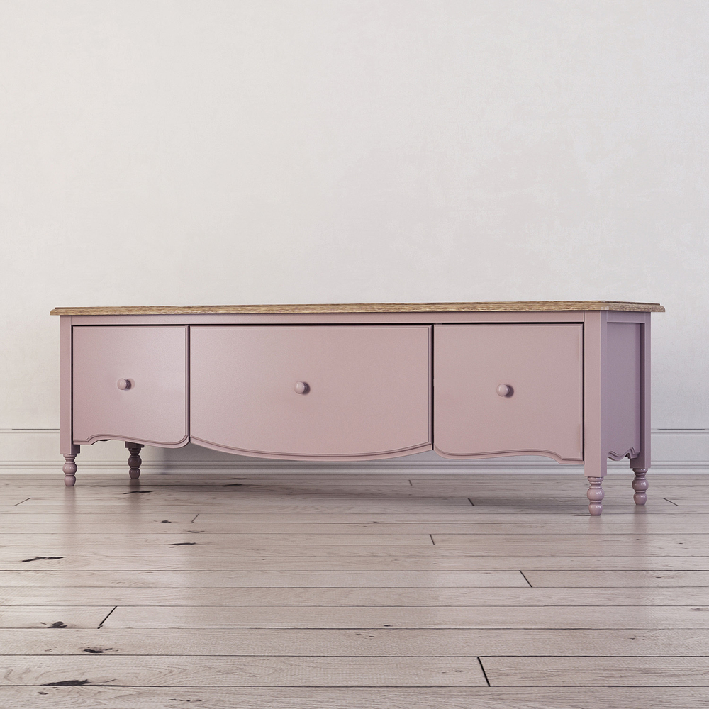 Тумба под ТВ с 3-я ящиками широкая Leblanc