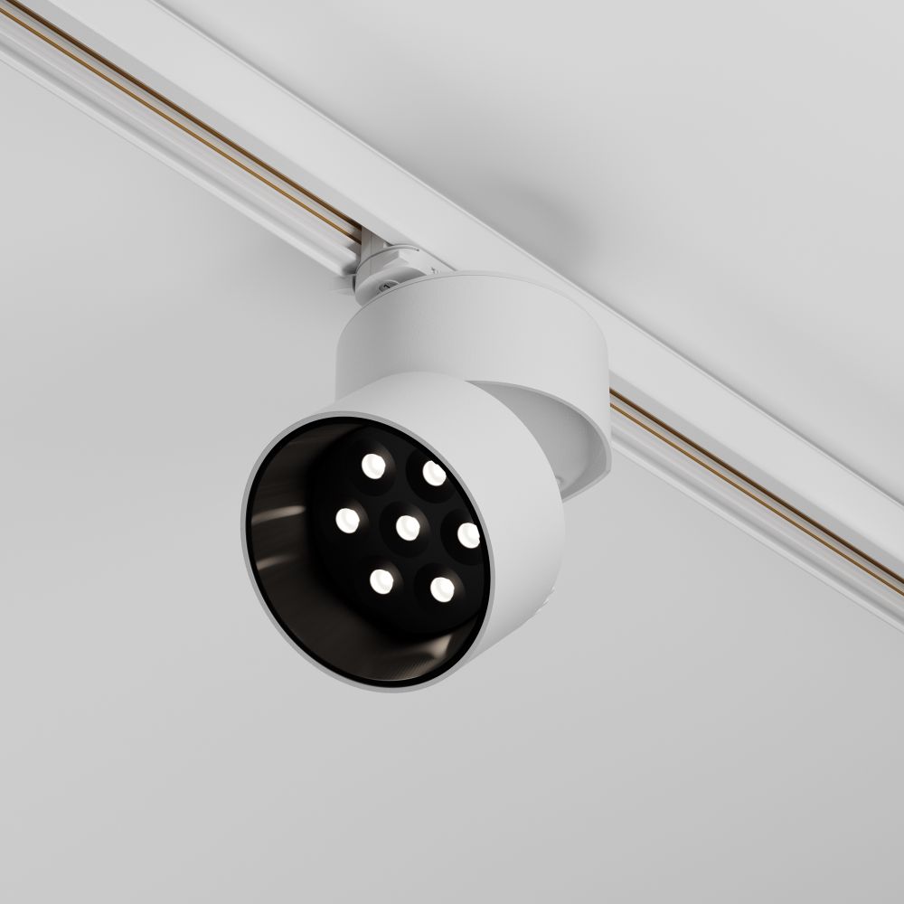 Трековый трехфазный светодиодный светильник Maytoni Trinity   TR199-3-15W4K-M-W