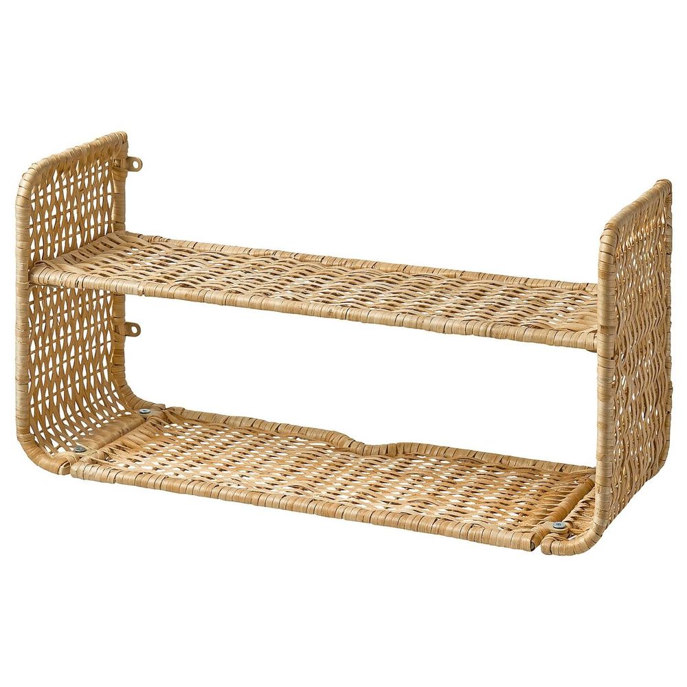 Настенная полка IKEA FRYKSAS (ФРИКСОС), Ротанг, 60x20 см