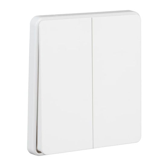 Выключатель ROUND 2 кл перекрестный (переключатель) 10А с/у перламутр KRANZ