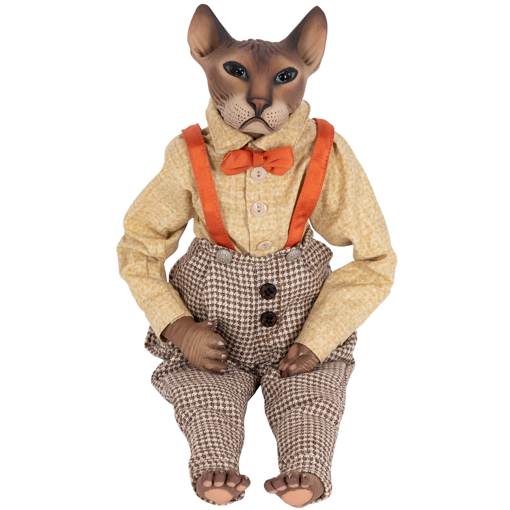 Кукла коллекционная Кот Бруно