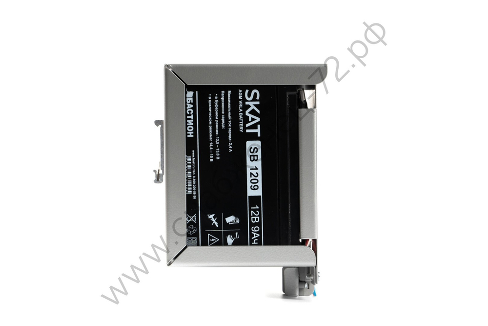 SKAT BC 24/9 DIN блок батарейный, 24В, емкость 9Ач, 2 АКБх9Ач