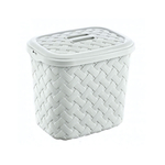 Корзина универсальная "Рогожка" 6л дымчатый