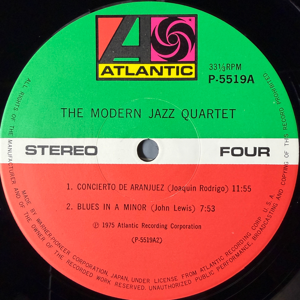 The Modern Jazz Quartet – The Modern Jazz Quartet 2LP (Япония 1975г.)
