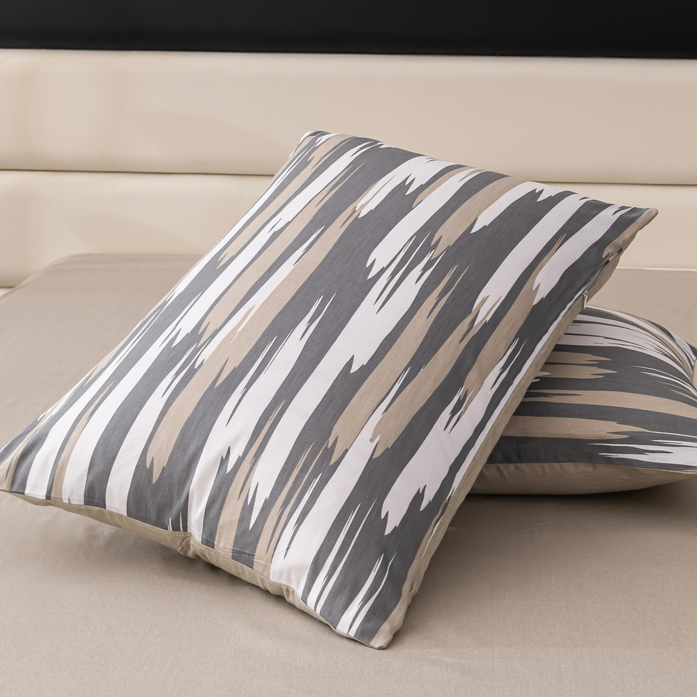 Комплект постельного белья Делюкс Сатин 100% хлопок на резинке LR605