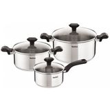 Набор посуды Tefal Comfort Max 6 предметов 1,4/2,9/5,1/л 16/20/24см C973S674