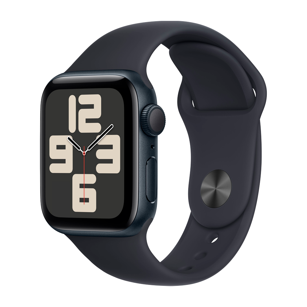 Умные часы Apple Watch SE 2 (2023) GPS, 40mm, Aluminium Case with Sport Band M/L, Midnight (Тёмная ночь)