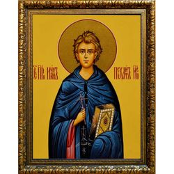 Иоанн Психаит преподобный. Икона на холсте.