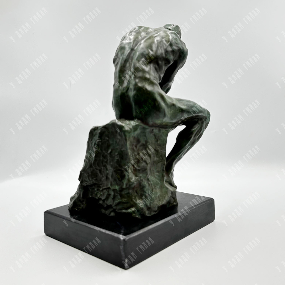 Бронзовая скульптура "Мыслитель" Огюста Родена. Бронза, литьё. Франция, ХХ в.