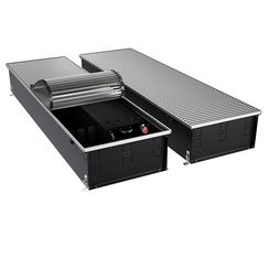 Конвектор внутрипольный Royal Thermo ATRIUM TURBO 190/300/2200 8139 Вт натуральный алюминий