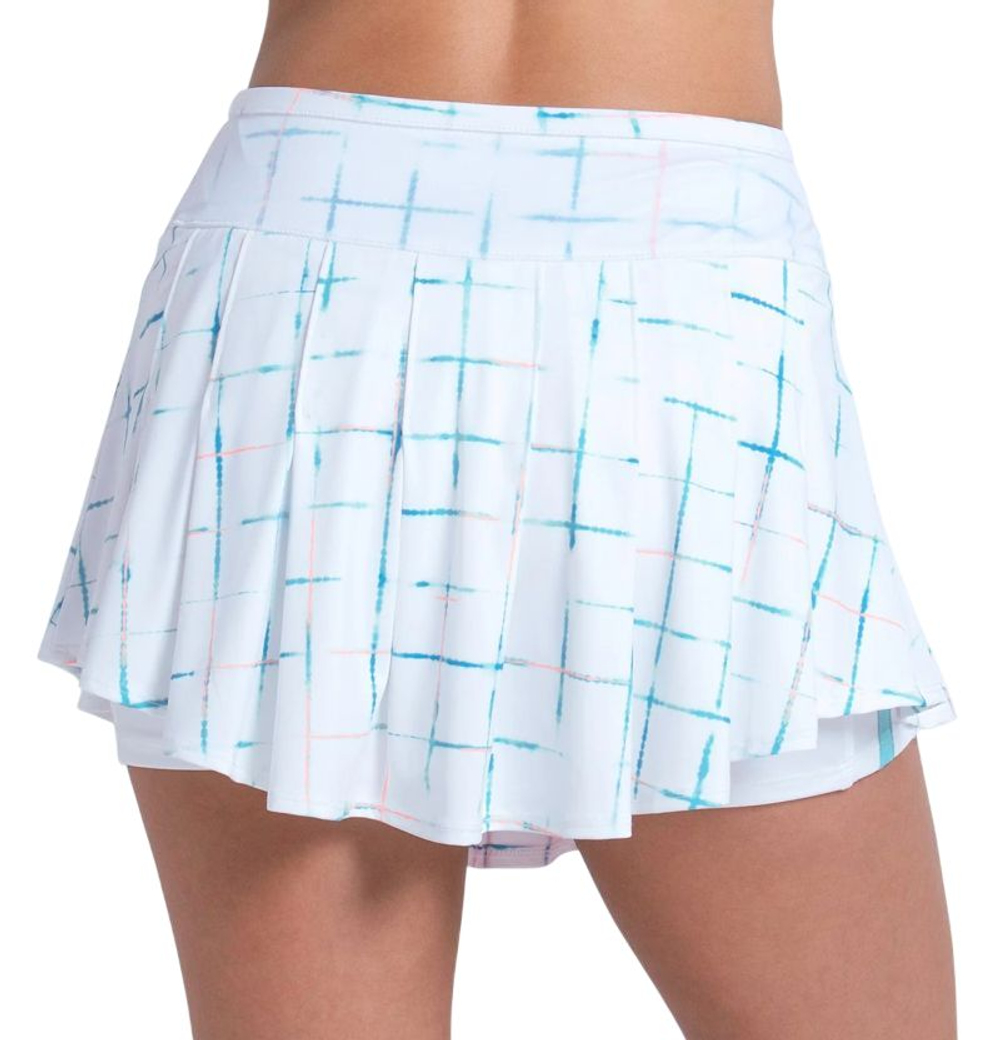 Теннисная юбка Lucky in Love Sun Beat - white