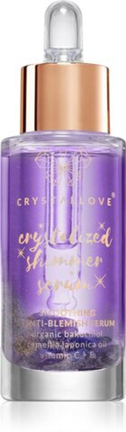 Crystallove Crystalized Amethyst Shimmer Serum - разглаживающая сыворотка, уменьшающая недостатки кожи /   30  ml  / GTIN 5903919652078