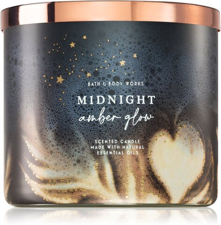 Bath & Body Works Midnight Amber Glow - ароматическая свеча И. /   411  g  / GTIN 667557238265