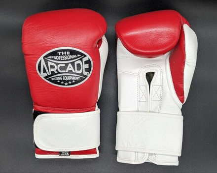 Боксерские перчатки Arcade Silver red_white