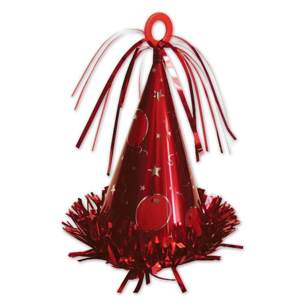 Грузик для шара Колпак 170гр (Красный)