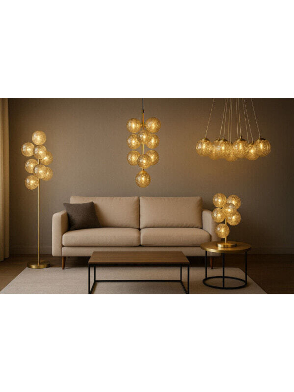 Потолочный светильник Home ESPRIT Позолоченный