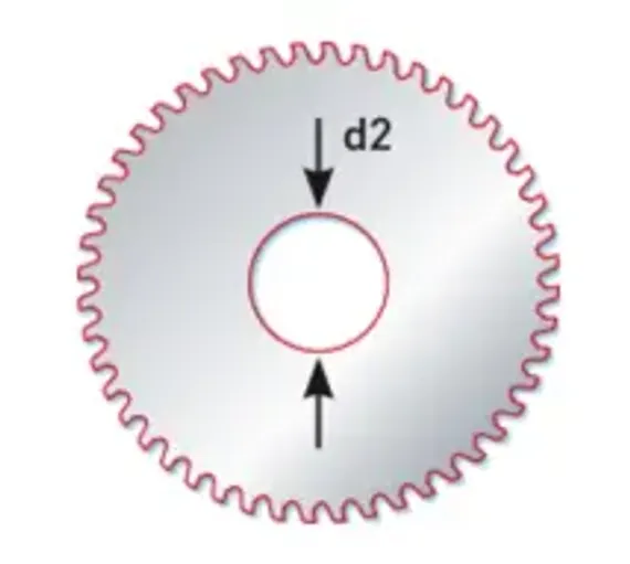 Держатель пильных дисков Karnasch, передняя затяжка, 5x3x5 мм, арт. 5.6100.03.05
