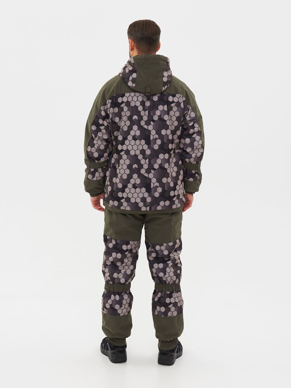 Костюм демисезонный Горка-Люкс ткань Исландия/Алова цвет Хаки/КМФ 002