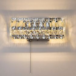 Citilux PALANT CL325312 LED Бра хрустальное с выключателем Хром