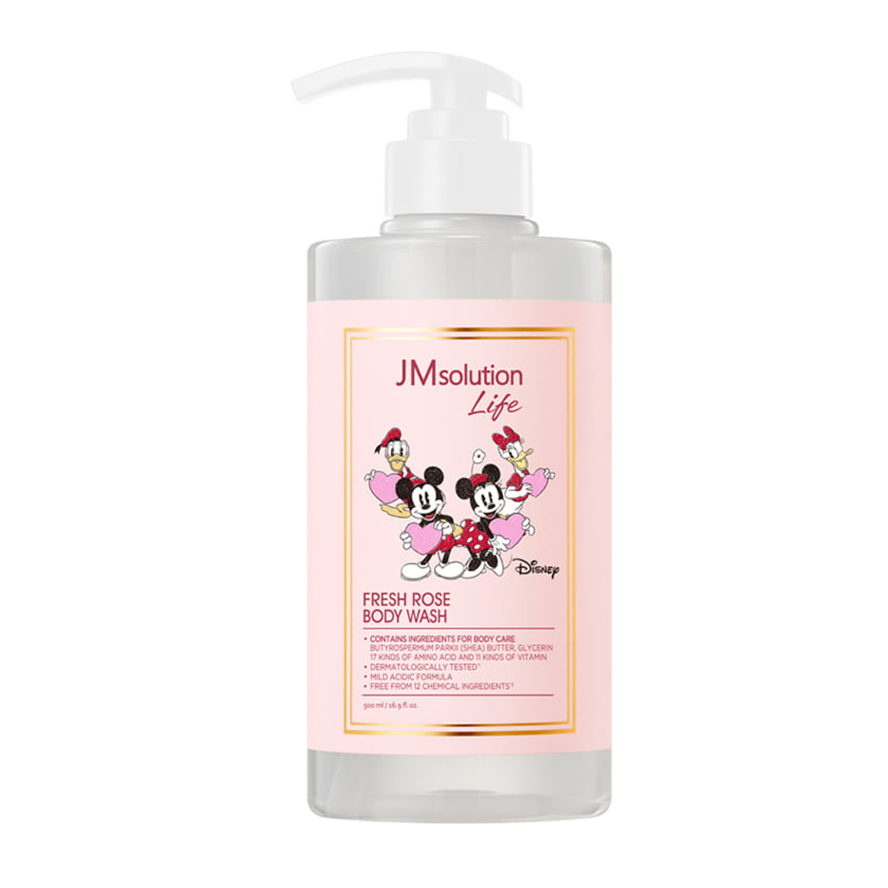 JM Solution Life Disney Collection Fresh Rose Body Wash гель для душа с экстрактом розы
