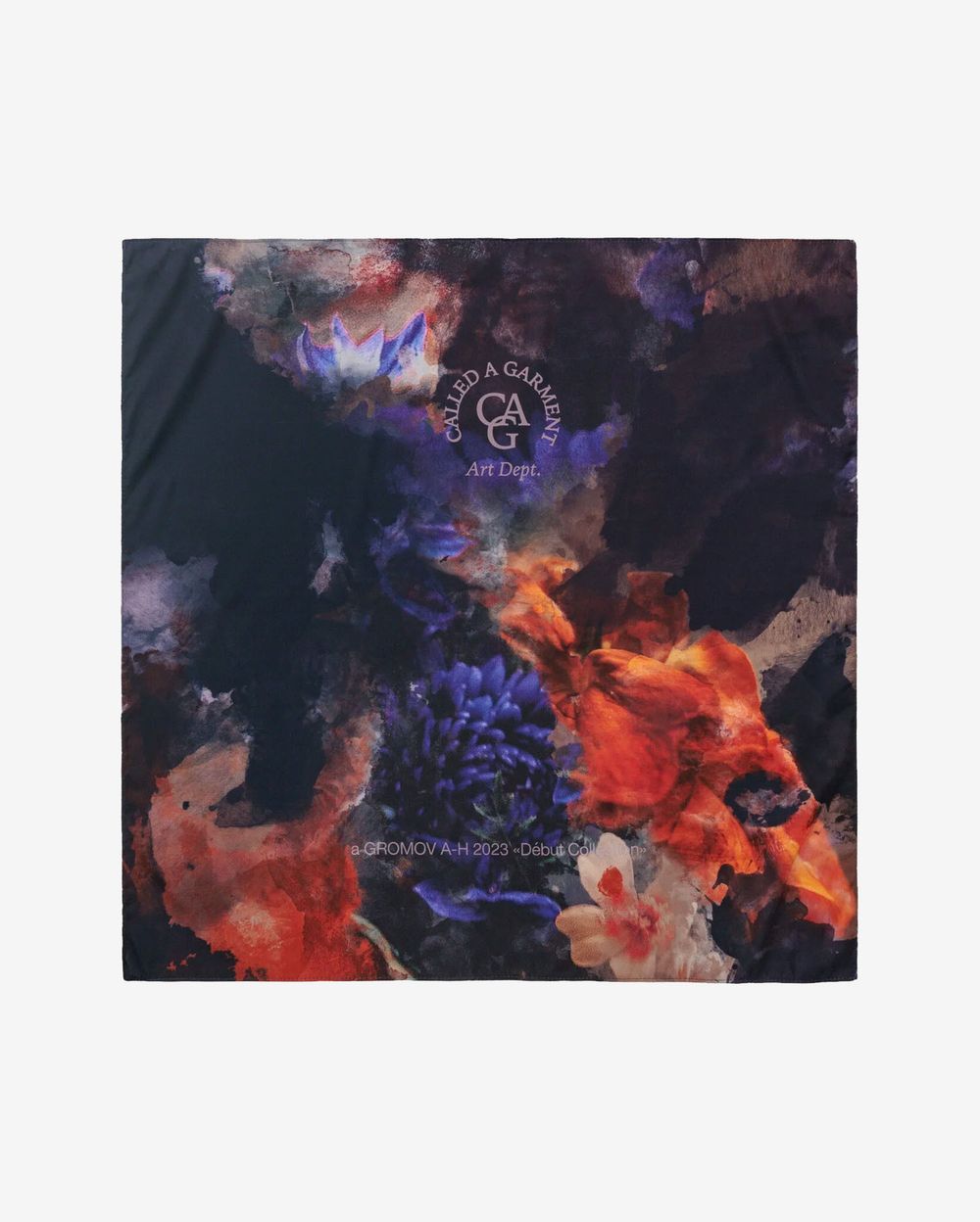 Платок Called a Garment Desublimation синий
