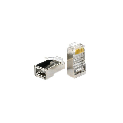 RJ-45 коннектор 8P-8C экранированный