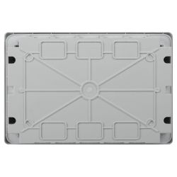 Корпус пластиковый встраиваемый ЭРА COMFORT ЩРВ-П-12 IP40 прозрачная крышка белый | Корпуса пластиковые модульные