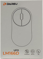 DAREU Wireless&Bluetooth Optical Mouse &lt;LM166D Silver&gt;  (RTL)  USB 3btn+Roll