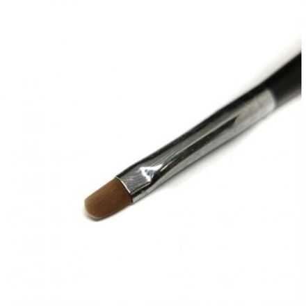 Кисть для геля овал в тубе №4