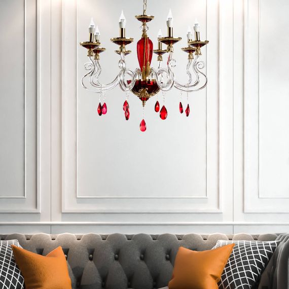 Подвесная люстра Divinare Simona 5125/10 LM-8