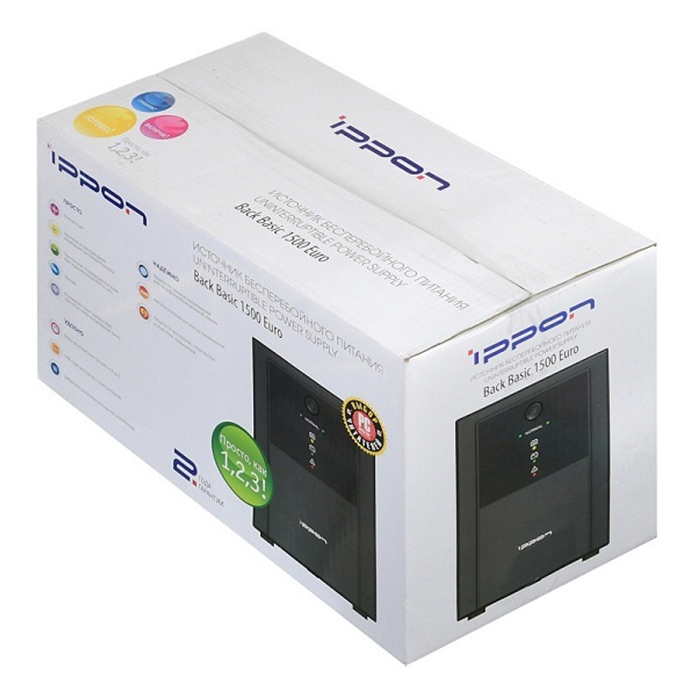 Источник бесперебойного питания  Ippon Back Basic 1500 Euro
