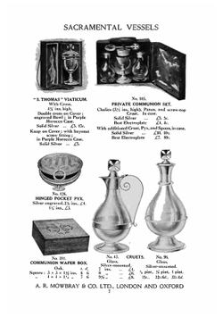 Church art in metal, plaster, glass, leather, embroidery, wood, jewelled plate. | A.R. Mowbray