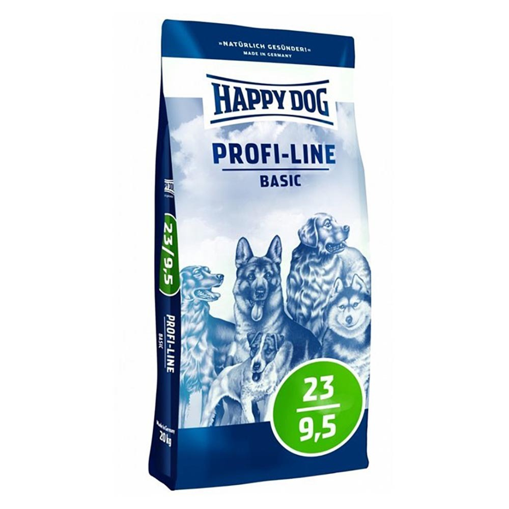 Happy Dog Profi-Line Basic 23/9,5, 20 кг - корм для собак средних и крупных пород