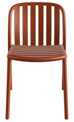 Стул пластиковый Papatya Galata-S, янтарно-оранжевый