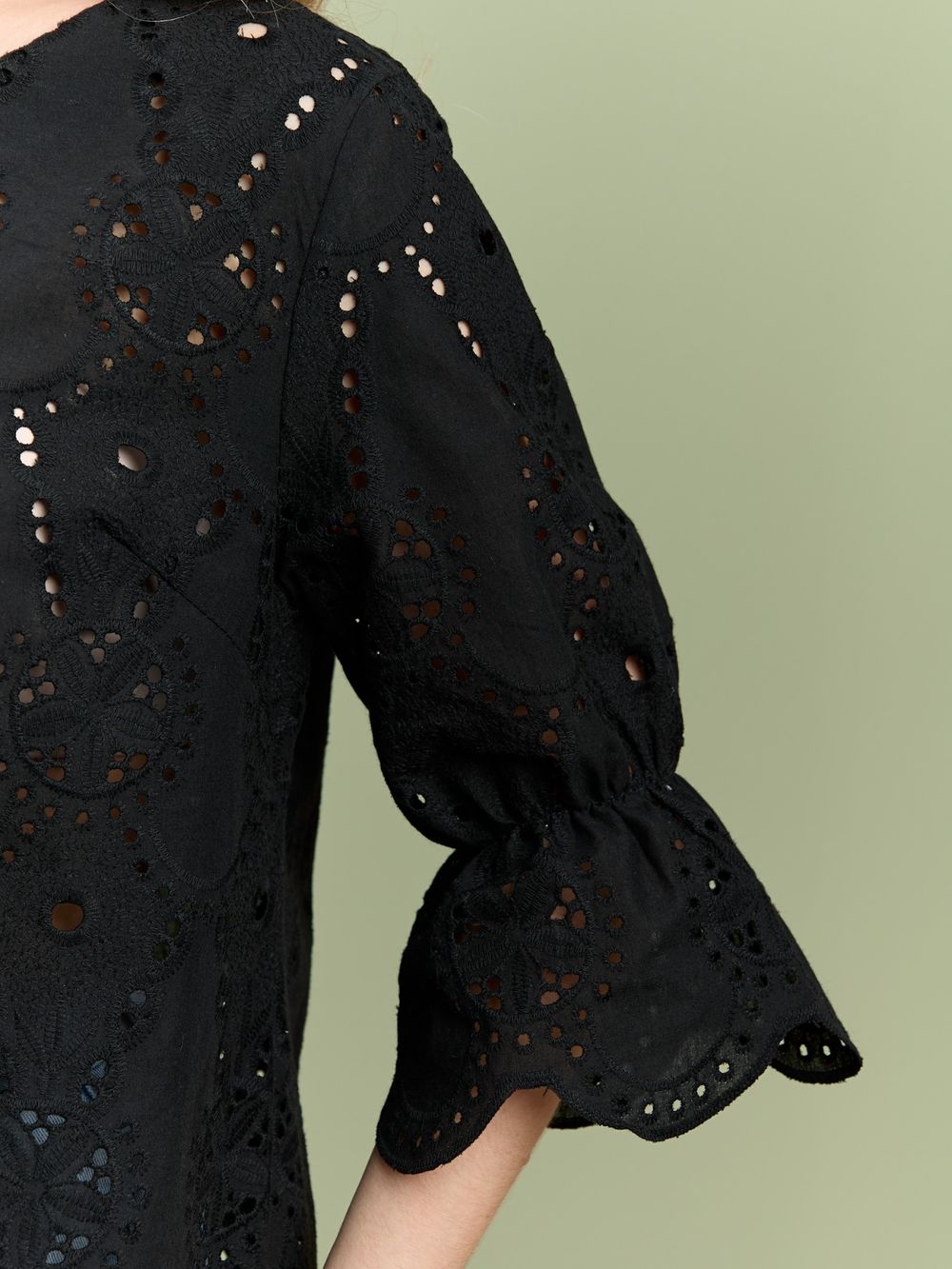 Блузка Милица-1 Виотекс ЧЕРНЫЙ -4